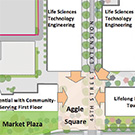 Closeup of Phase 1 development area