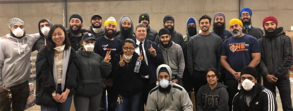 UC Davis Sikh Cultural Association and UC Davis alumni help Salvation Army with donations to Camp Fire victims