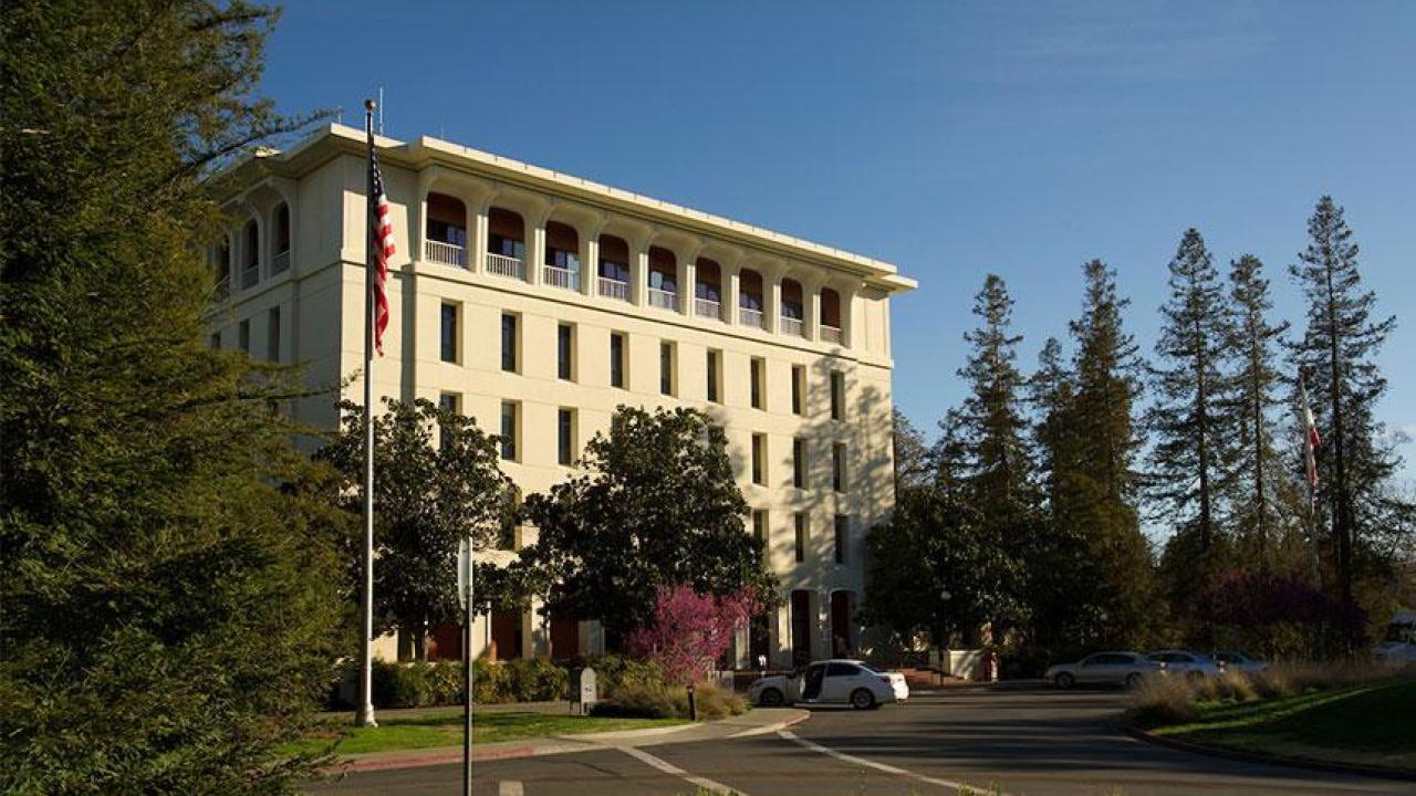 Front view of Mrak Hall 