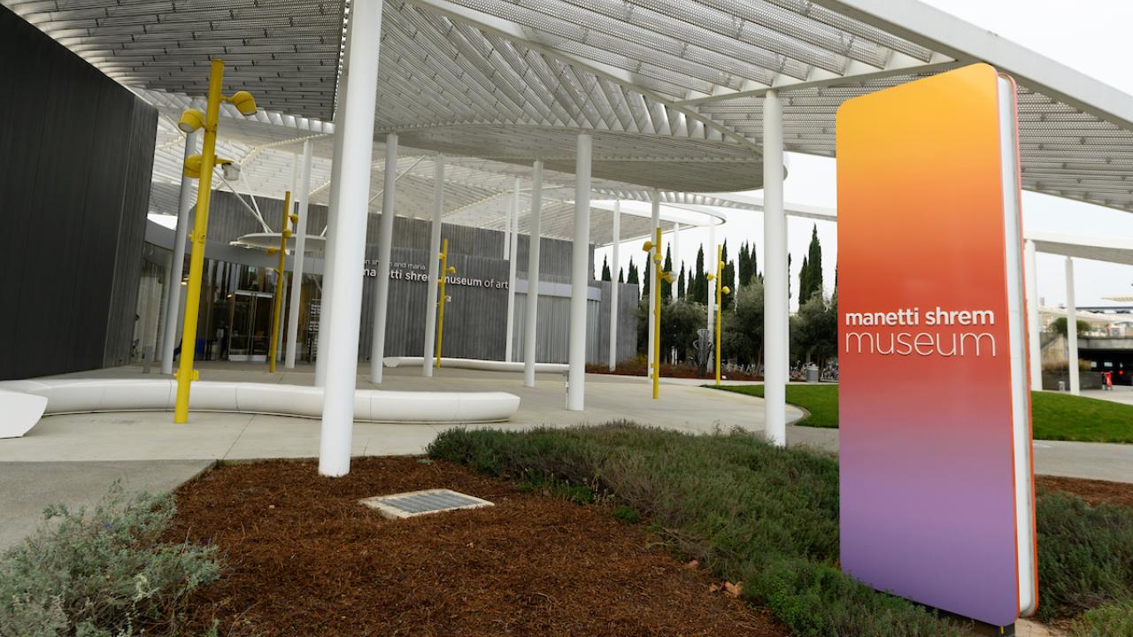 Exterior image of the Manetti Shrem Museum